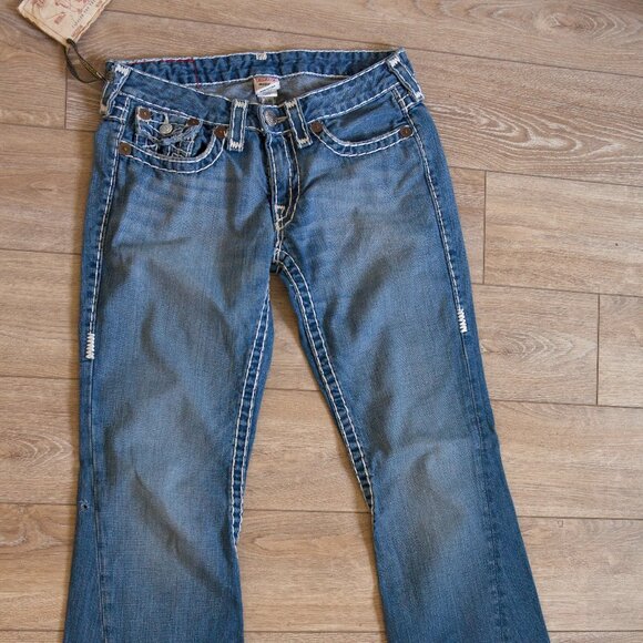 True Religion Early 2000s Big Stitch Jeans Y2K - Picture 4 of 12